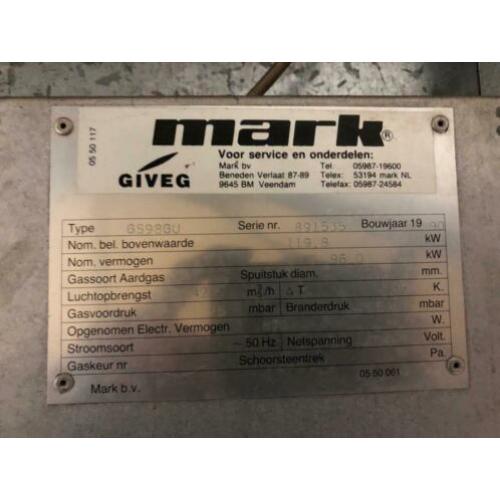 Mark gas kachel