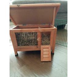 knaagdierenhuis "Poppy"met ren