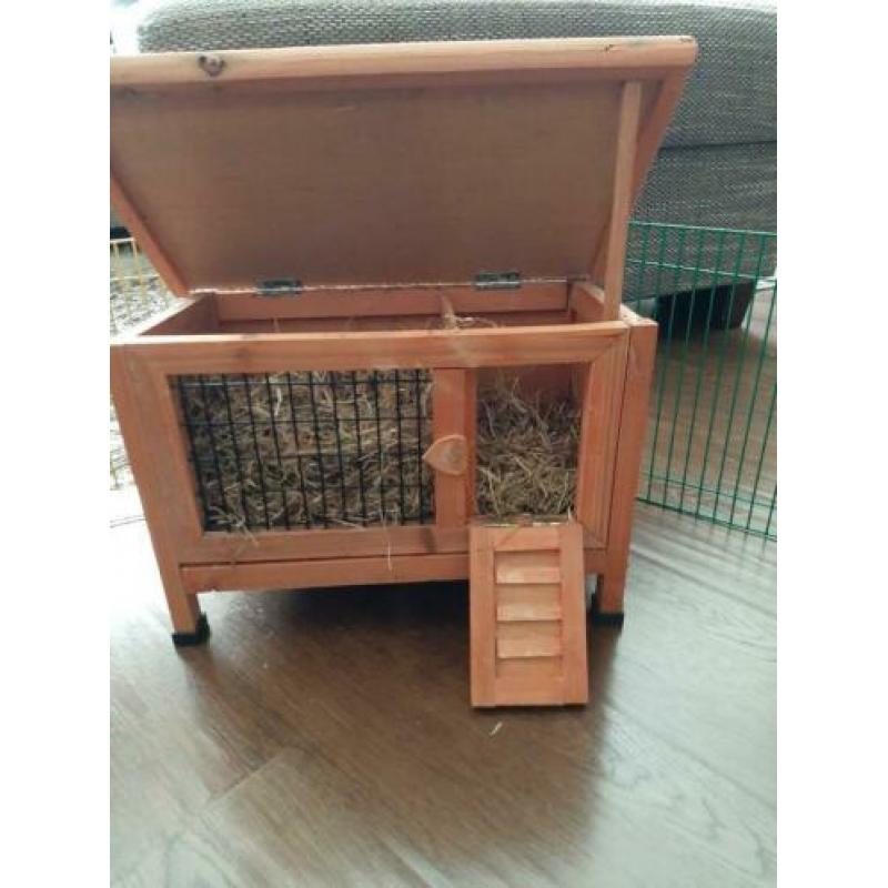 knaagdierenhuis "Poppy"met ren