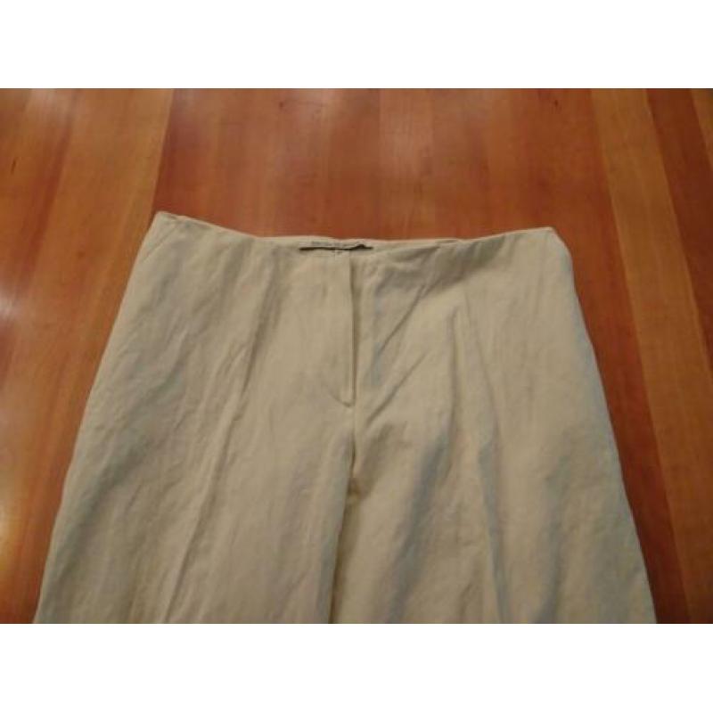 ERNY VAN REIJMERSDAL lichte beige pantalon met metal draad