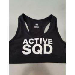 Nieuw! hm zwarte sporttop mt 158