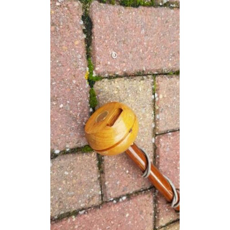 Houten vlaggen mast 1 meter