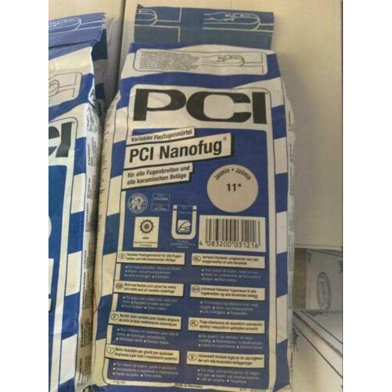 5x4kg pci nanofug en 5x pci kit jasmijn nieuw!