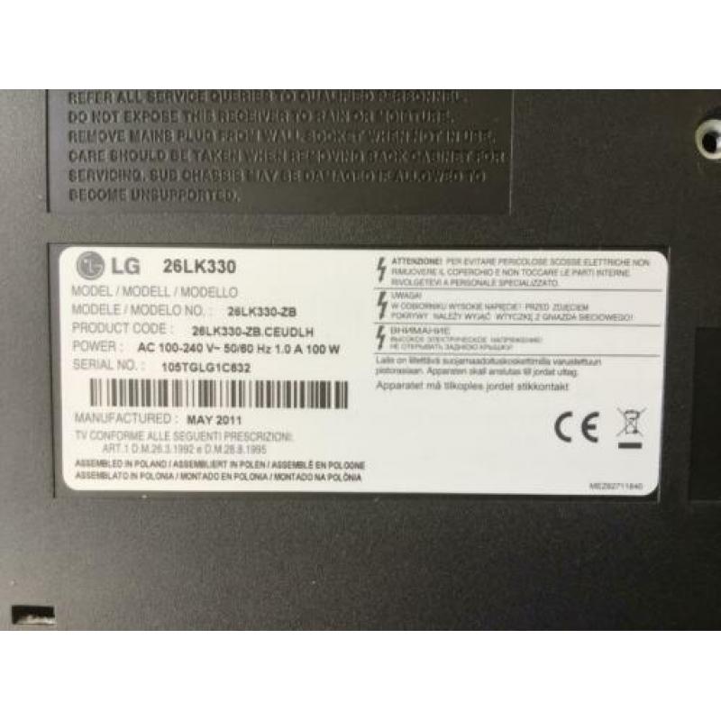 LG televisie 26inch