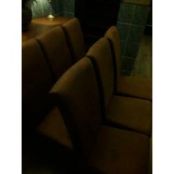 te koop 6 eetkamer stoelen