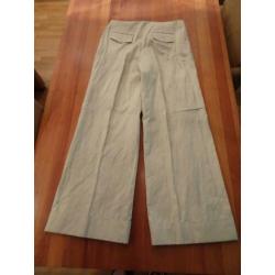 ERNY VAN REIJMERSDAL lichte beige pantalon met metal draad
