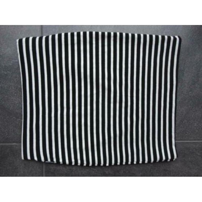 Marccain rok zwart/wit gestreept