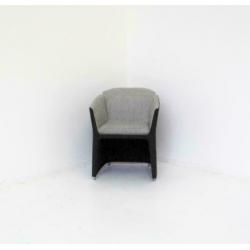 Montis Lotus Design Stoelen, Design Fauteuils, Grijs Melange