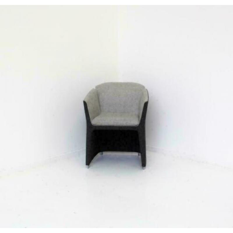 Montis Lotus Design Stoelen, Design Fauteuils, Grijs Melange