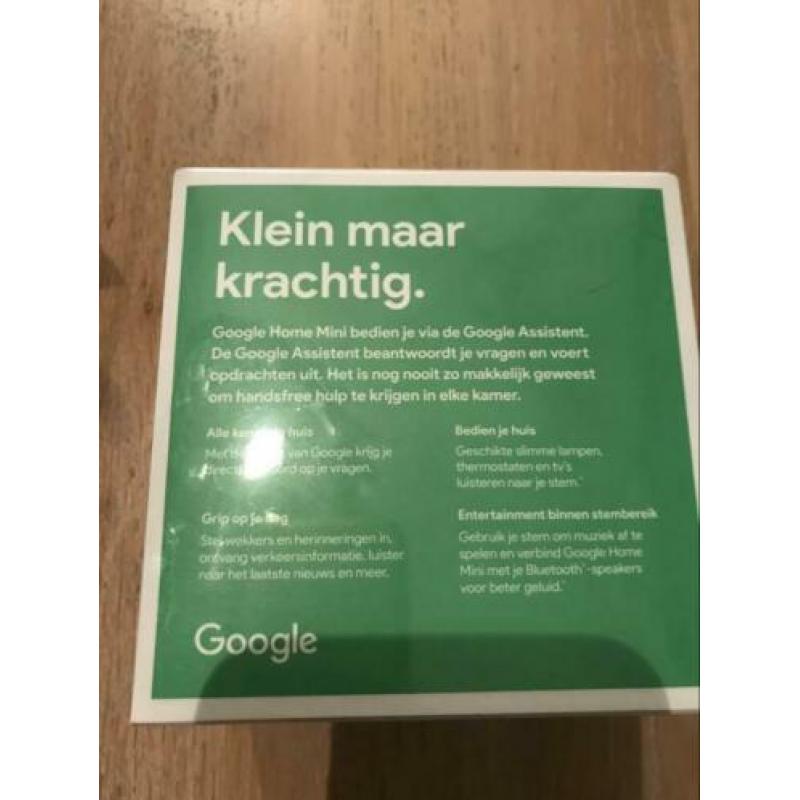 Google Home Mini (zwart) - nieuw in verpakking (sealed)