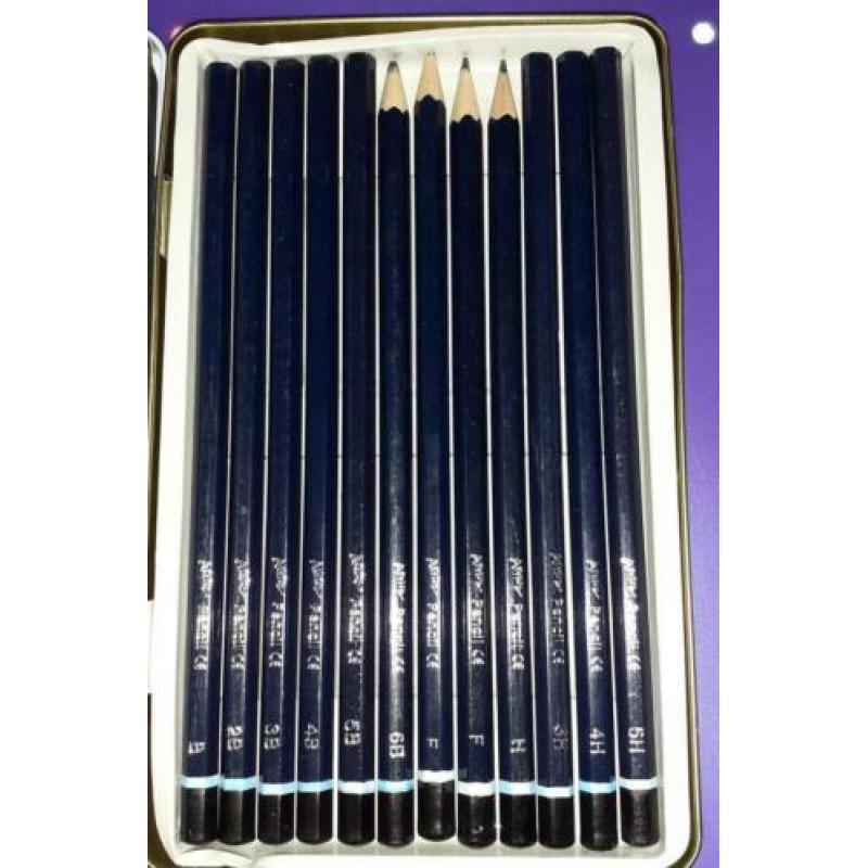 Supercool Tekenpakket mét 12 kl - 12 gr potloden en stiften