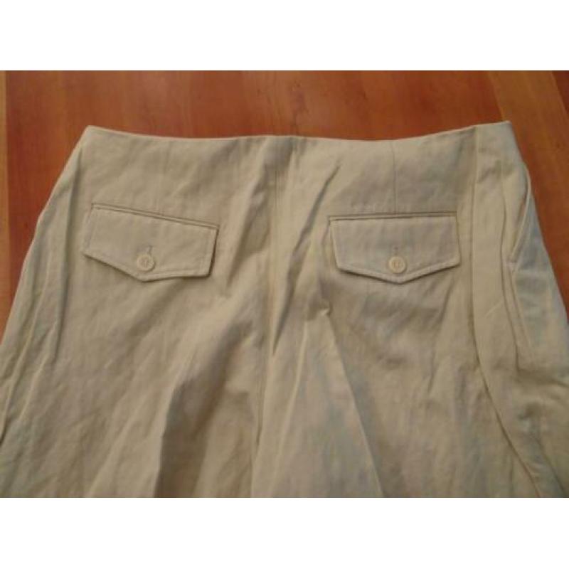 ERNY VAN REIJMERSDAL lichte beige pantalon met metal draad
