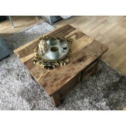 Salontafel massief teakhout