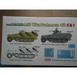 Dragon 6284, Sd Kfz 251 Ausf C mit Wurfrahmen 40, 3 in 1