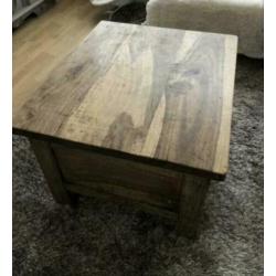 Salontafel massief teakhout