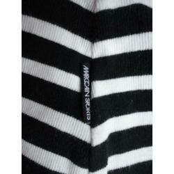 Marccain rok zwart/wit gestreept