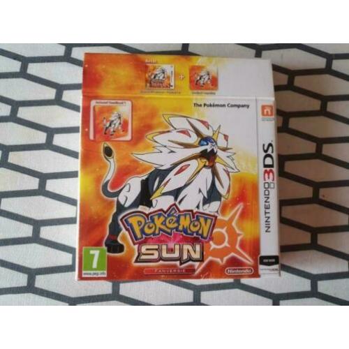 Te koop Pokémon Sun Fan Editie voor 3DS