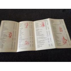 Oude folder Slijterij-Wijnhandel Jos Snel Goedestr. Utrecht