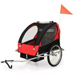 Nieuwe Kinderkar fietskar wandelwagen 2-in-1! Op=Op!