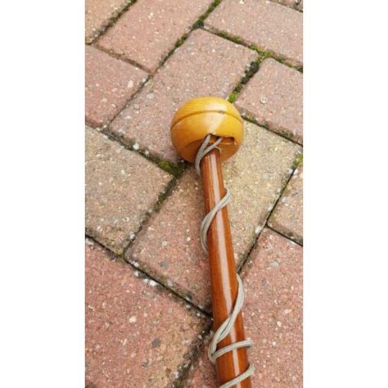 Houten vlaggen mast 1 meter