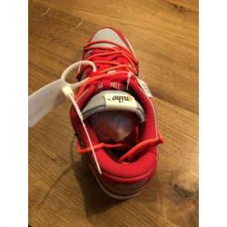 Nike x Off-White Dunk Low University Red maat 40