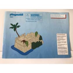 Playmobil superset piraten eiland / vesting met bootje 4007