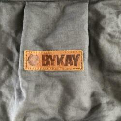 BYKAY draagdoek grijs zgan inclusief regencape