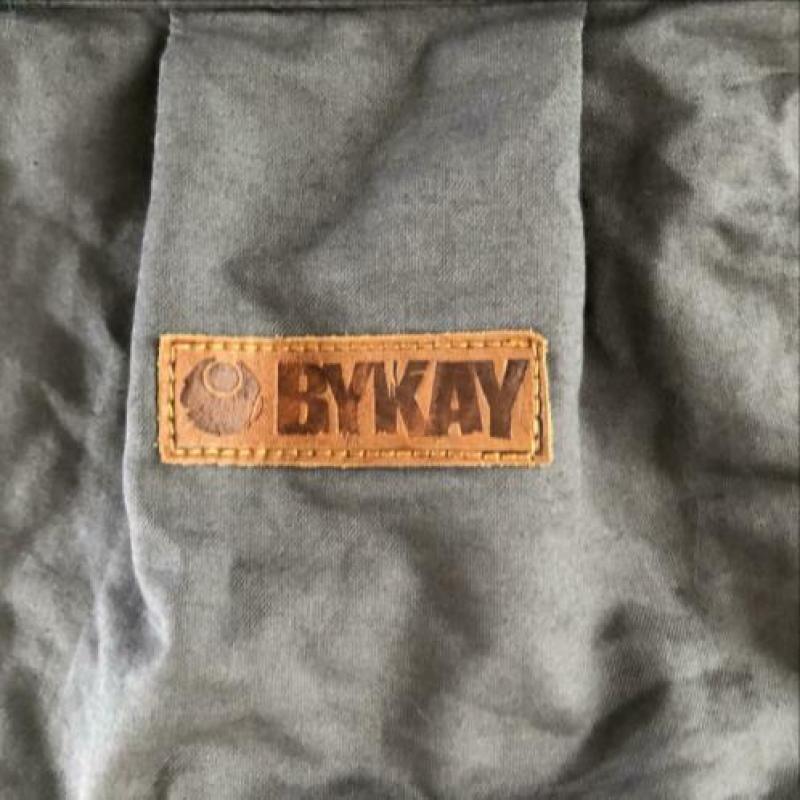 BYKAY draagdoek grijs zgan inclusief regencape
