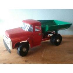 Blikken speelgoed USSR zil/zus vrachtwagen kiepwagen 1984