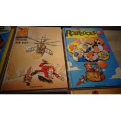 Robbedoes stripboeken verzamelde nummers HC 8 stuks