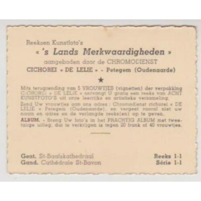‘s Lands Merkwaardigheden: Kunstfoto’s België