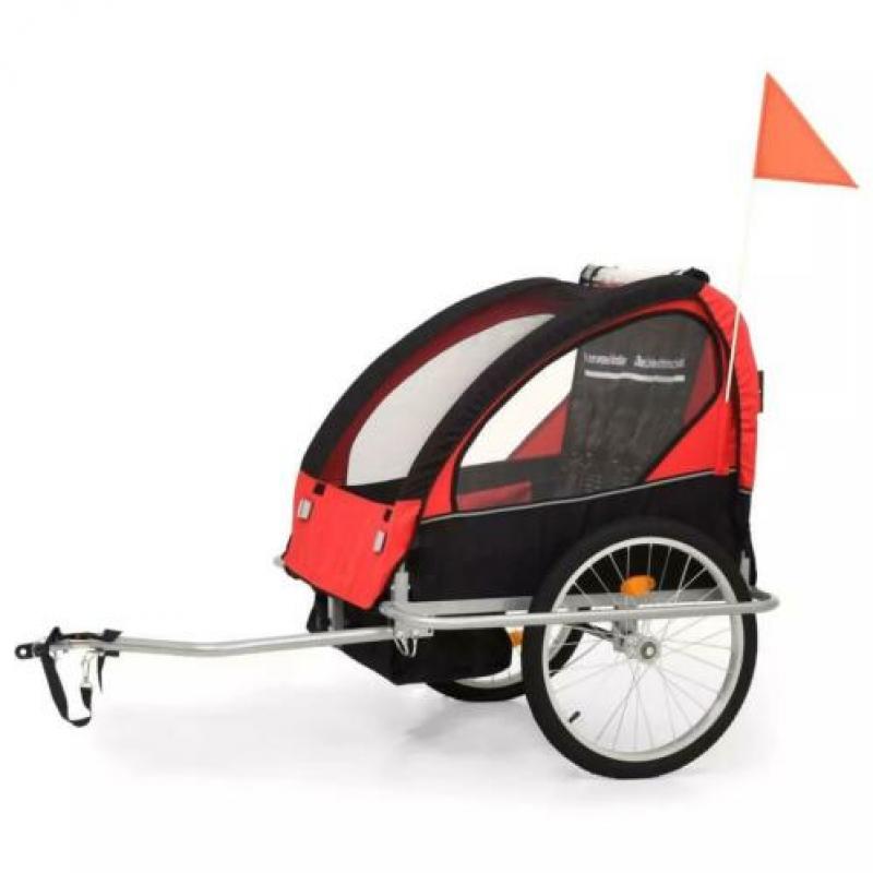 Nieuwe Kinderkar fietskar wandelwagen 2-in-1! Op=Op!