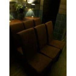 te koop 6 eetkamer stoelen
