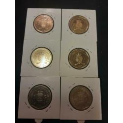 2½ gulden Nederlands Antillen 6 x