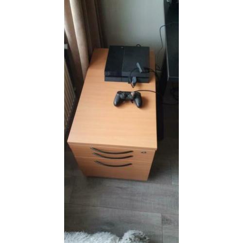 Houten ladekast met slot