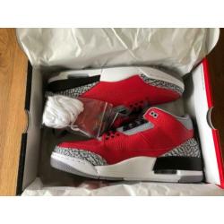 Air jordan 3 unite fire/red maat 44