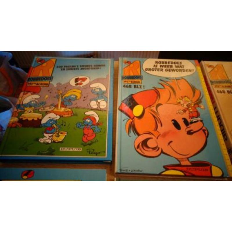 Robbedoes stripboeken verzamelde nummers HC 8 stuks
