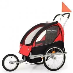 Nieuwe Kinderkar fietskar wandelwagen 2-in-1! Op=Op!