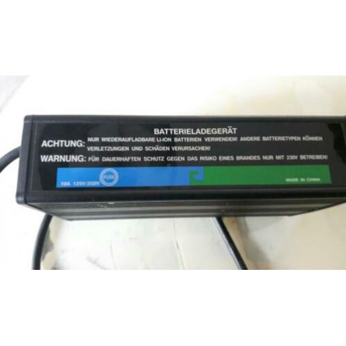 oplader elektrische fiets