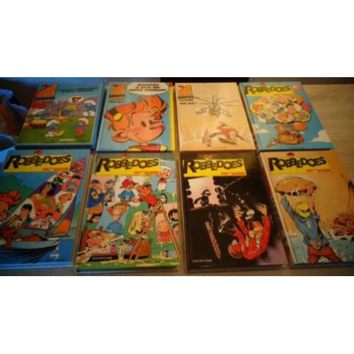 Robbedoes stripboeken verzamelde nummers HC 8 stuks