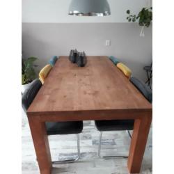 6 retro, vintage eetkamerstoelen