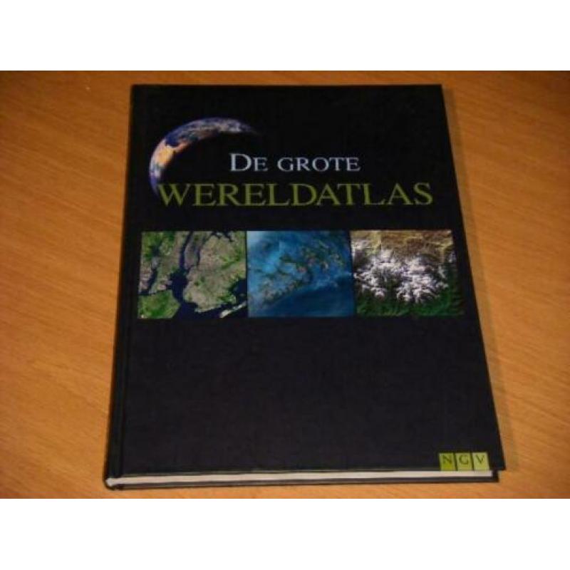 4x Vintage Atlas - Als Nieuw