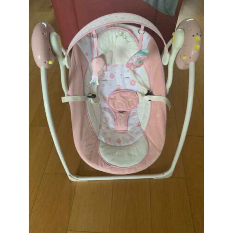Babyschommel Little World Roze