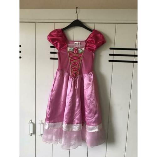Prinsessenjurk mt 122-128 6-8 jr