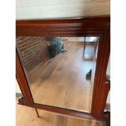 houten spiegel