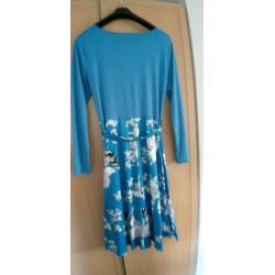 Blauwe tuniek maat 50
