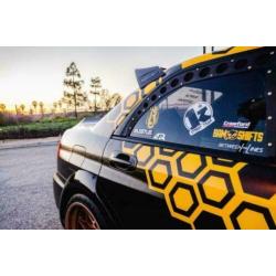 Window vent set rear raamventilatie - Subaru Impreza 02-07