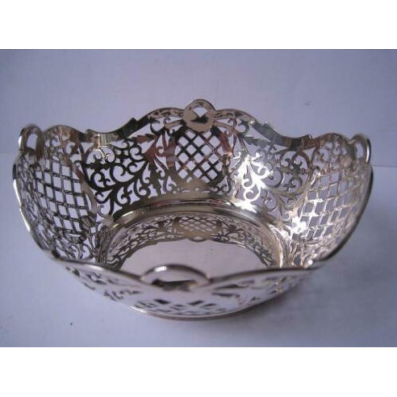 ZILVER - ZILVEREN BONBON MANDJE Gaaf, 115,- PER STUK
