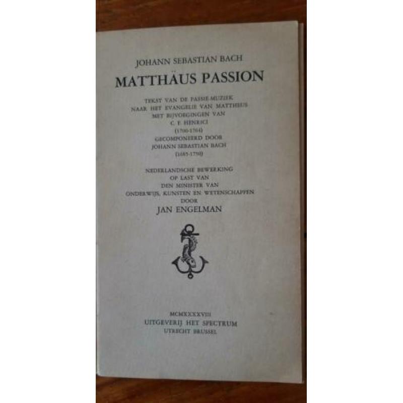 Bach, Mattheus -passie