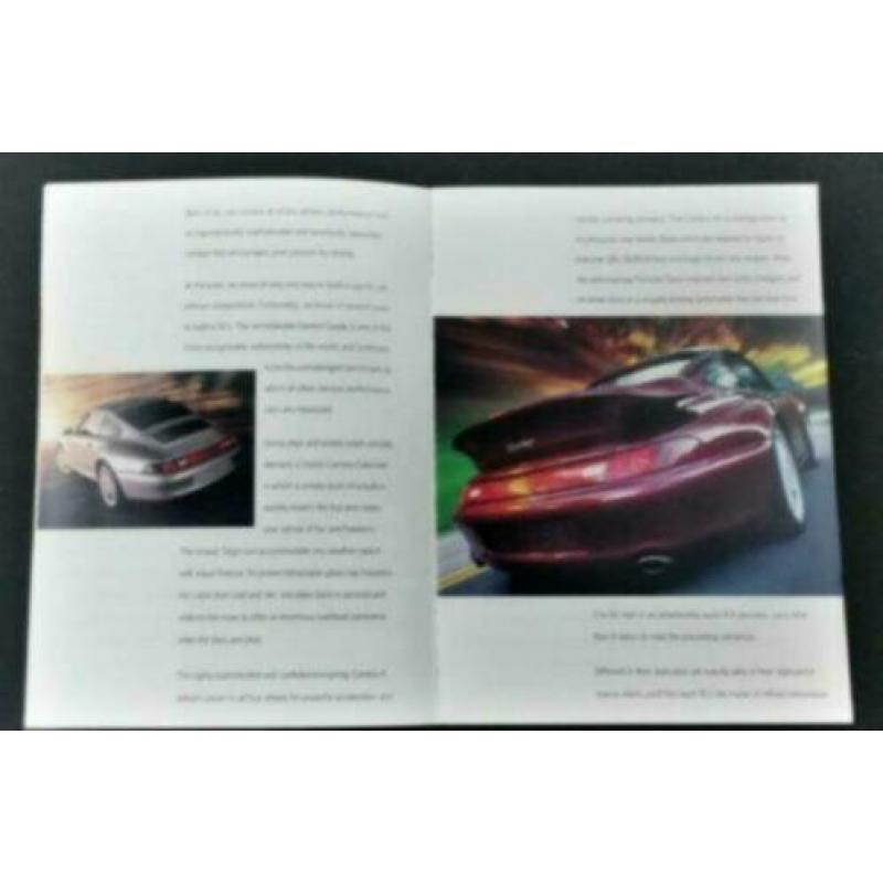 1996 Porsche Full Line Brochure USA